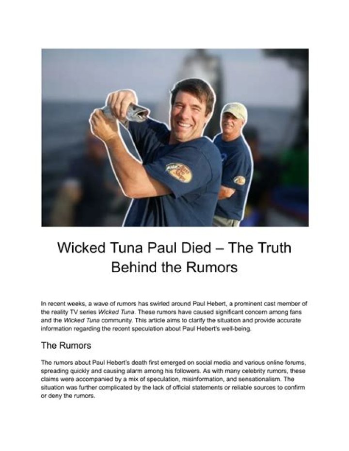 The Truth Behind The Rumors |